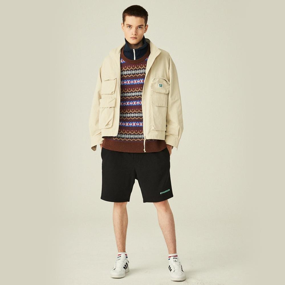 Spnk Utility High-Neck Jumper_Elbeige