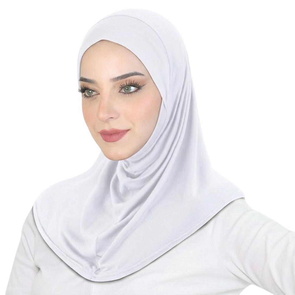

1PC hat modal skin-friendly bag headscarf headscarf hat long headcap One size fits all белый