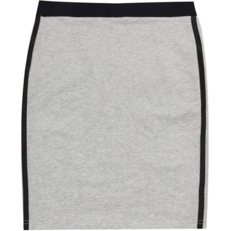 Adidas Neo Classic Three Stripe Sports Bodycon Casual Skirt Women Skirts Gray BK8075