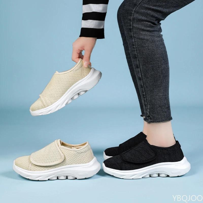 2025 Spring and Autumn Fashion New Women's Breathable and Comfortable Soft Soled Single Shoes Mesh Casual Women's Shoes