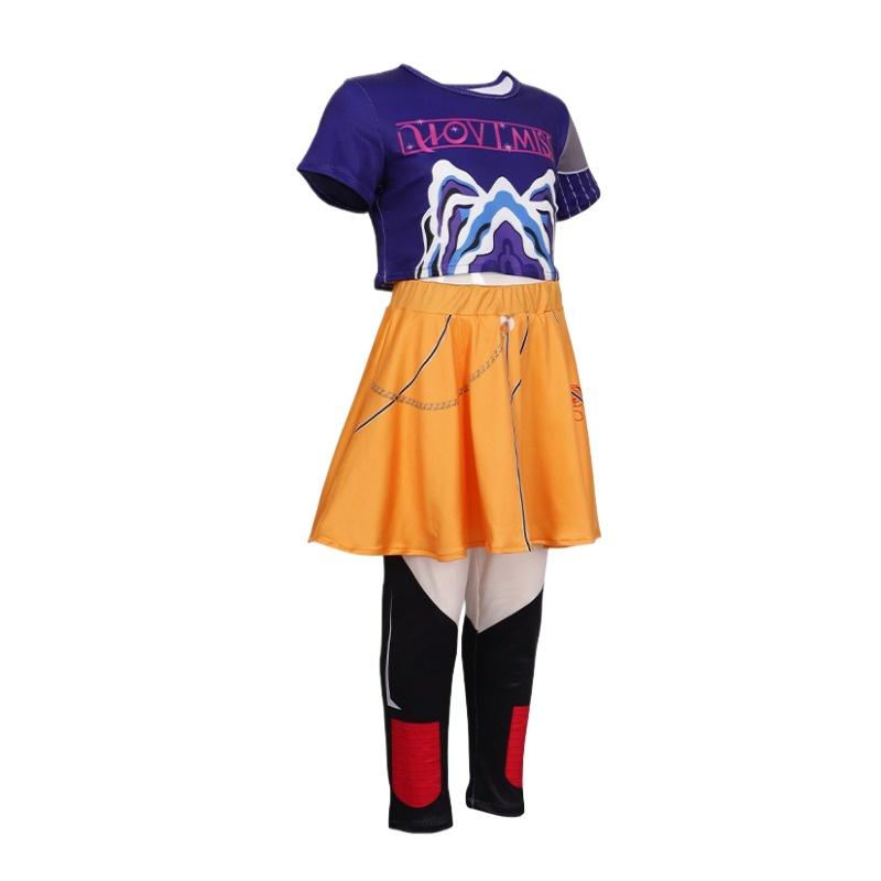 Girls Carnival Party Role Play Suit Kids School Stage Performance Outfit Children Halloween Dress Up Costume