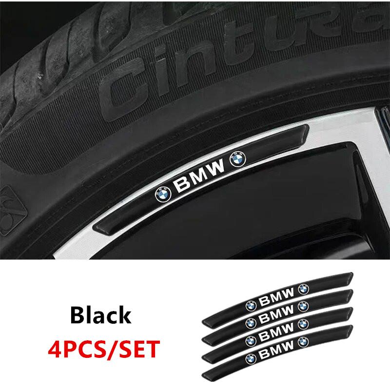 4PCS Metal Car Wheel Hub Sticker Decorative Accessories for BMW X1 X2 X3 X5 X4 X6 X7 G30 G20 G32 G11 G12 F40 F30 F20 F10