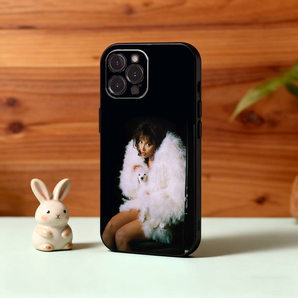 Cute D-Doja C-Cat Singer Phone Case For iPhone17,16,15,14,13,12,Plus,Pro Max, 5G Others Soft Black Cover