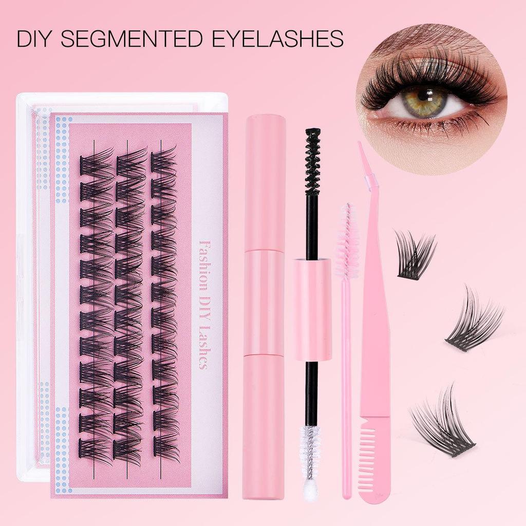 European & American DIY Cluster Faux Eyelashes - Dense & Natural-Looking