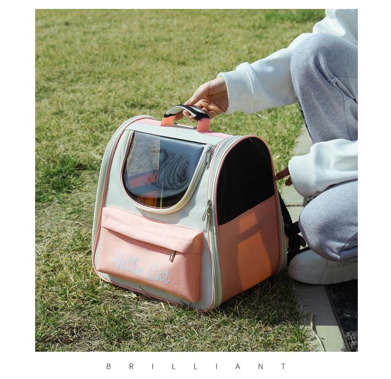 Versatile Extra-Large Pet Backpack for Cats & Dogs - Convenient, Portable, and Spacious for Outings