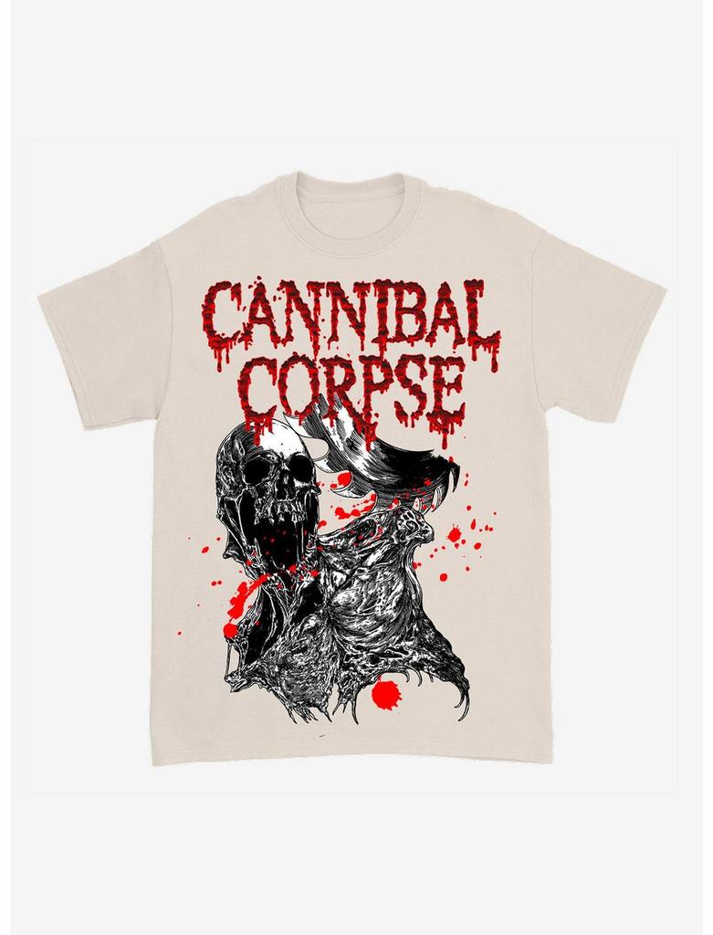 Heavy Metal Rock Printed Short Sleeve Retro Cotton T-Shirt Crew Neck Casual Loose Top Unisex T-Shirt Fashion Street Clothing