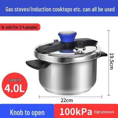 Shuangxi Cool Spin Clamp Stainless Steel Pressure Cooker