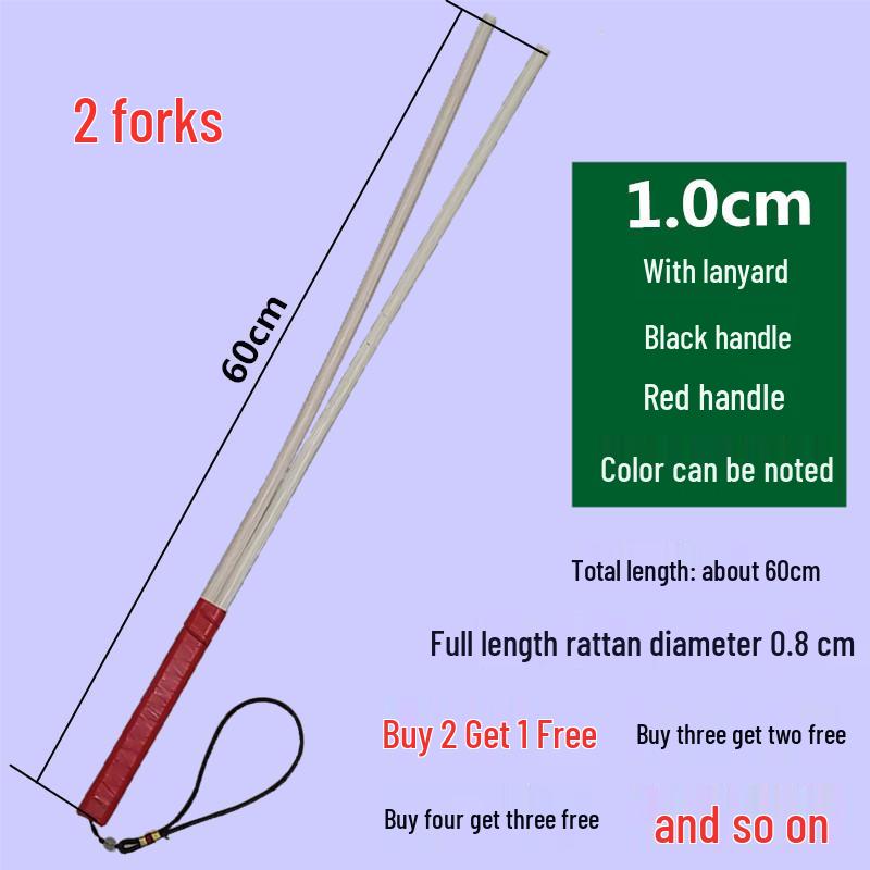 Bamboo Rattan Cane for Teachers: Soft Resin Whip Baton for Classroom and Home Instruction