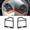 2Pcs Carbon Fiber Interior Side AC Air Vent Cover Trim For Toyota Camry 2007-11