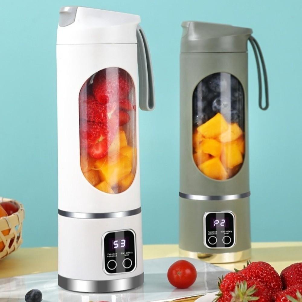 12 Blades Mini Juice Mixer 450ML Capacity Fruit Extractor Portable Juicer Blender  Travel