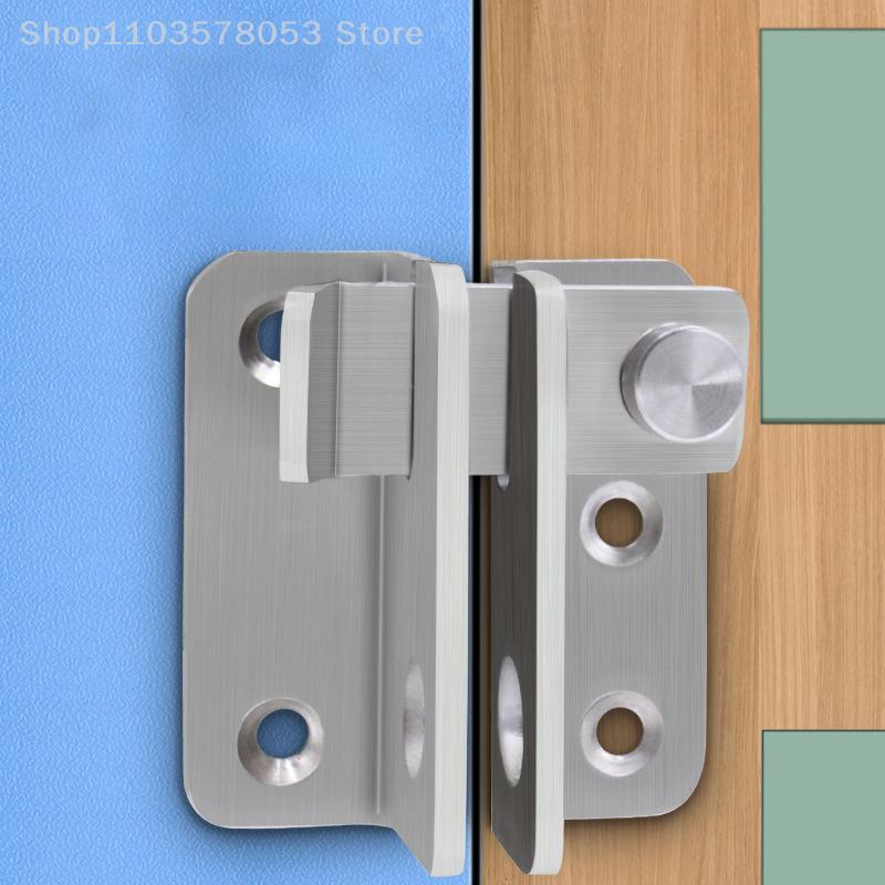 1x Sliding Door Lock Bolts Anti-theft Catch Lock Sliding Bolts Lock Padlock Clasp Gate Safety Lock Home Stainless Steel Hardware