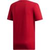 Adidas Letter Comfortable Versatile Sports Crew Neck Short Sleeve T-Shirt Men Tops Deep-Red ED7276