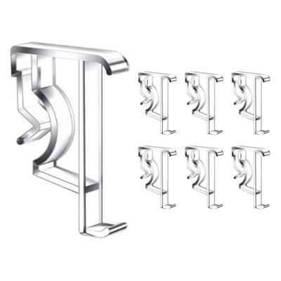 Curtain Clips 6pcs Bathroom Clear For Blind Valance