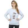 Disney Womens/Ladies Minnie Mouse Waving Sweatshirt
