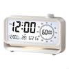 62KD Rechargeable Kids Digital Alarm Clock 60 Minutes Visual Timers LCD Display Clock with Night Light for Time Management