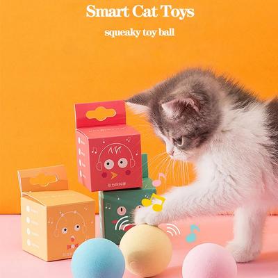 Giocattoli intelligenti per gatti Palla interattiva Erba gatta Giocattolo per addestramento del gatto Animale domestico che gioca a palla Forniture per animali domestici Prodotti di peluche per gatti Gattino