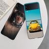 I Like the Beetle Phone Case For Samsung Z Flip 7 6 5G Galaxy Z Flip 5 4 3 Black Hard Cell Cover Luxury PC Shell Coque