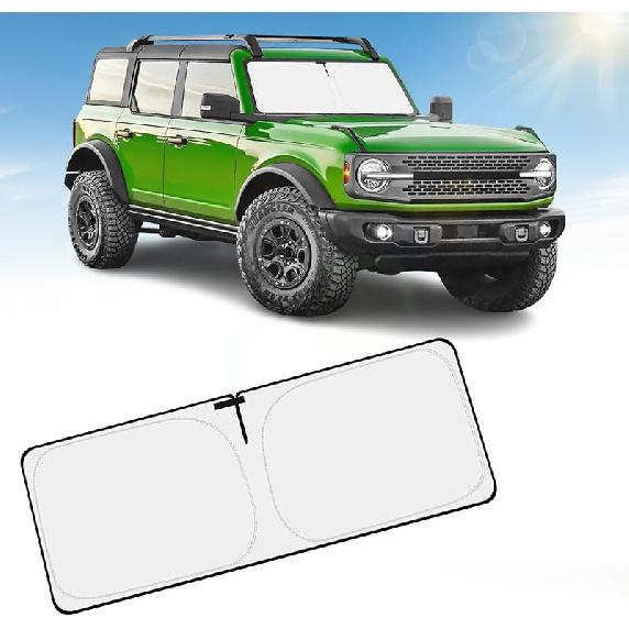 Front Windshield Sun Shade Windshield Cover Compatible With Toyota 4Runner 2010-2025, Sun Visor Protector Blocks UV Rays Sunshade For 4Runner