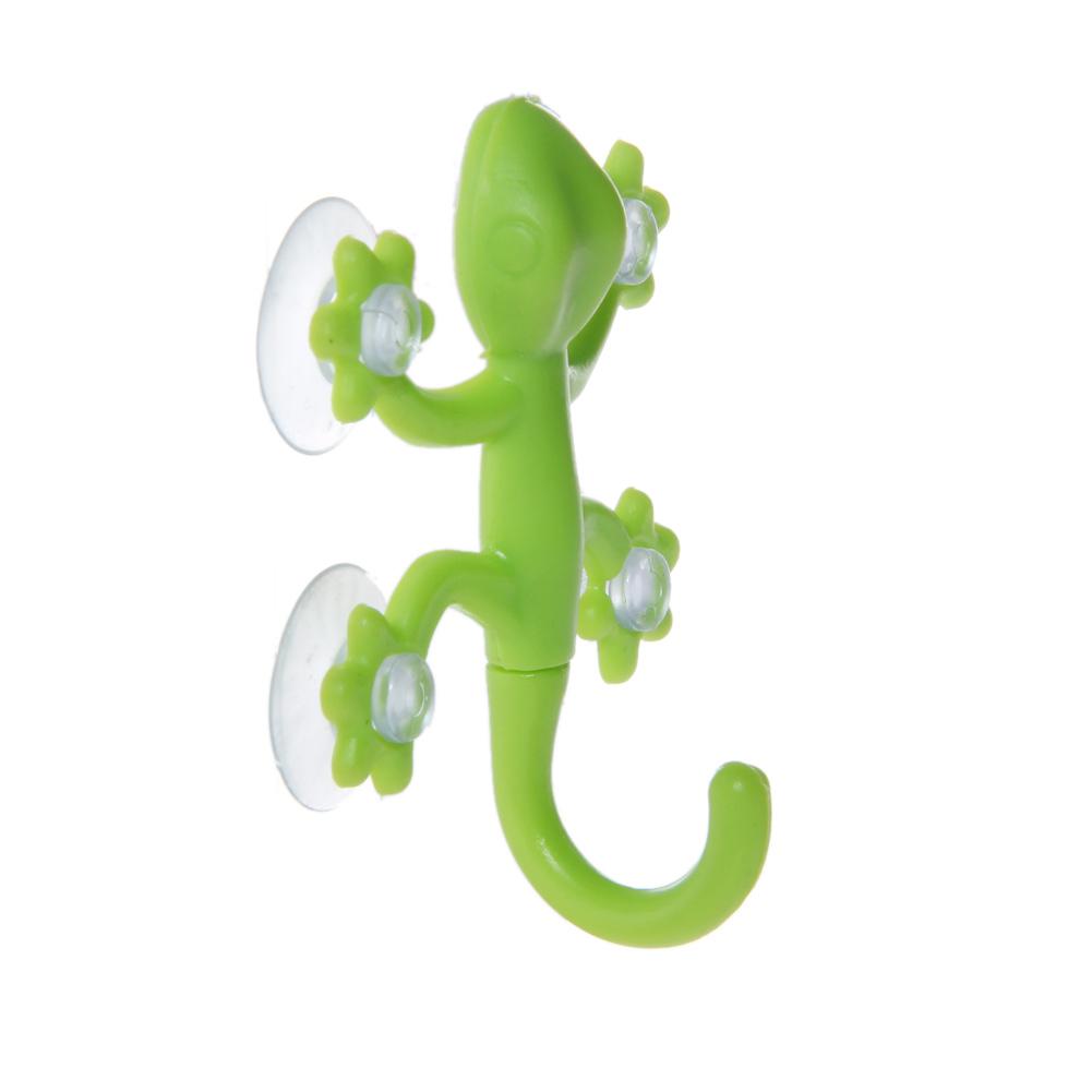 Gecko Výkonný Plast Čtyři přísavky Háček Nástěnný věšák Dekorace do koupelny