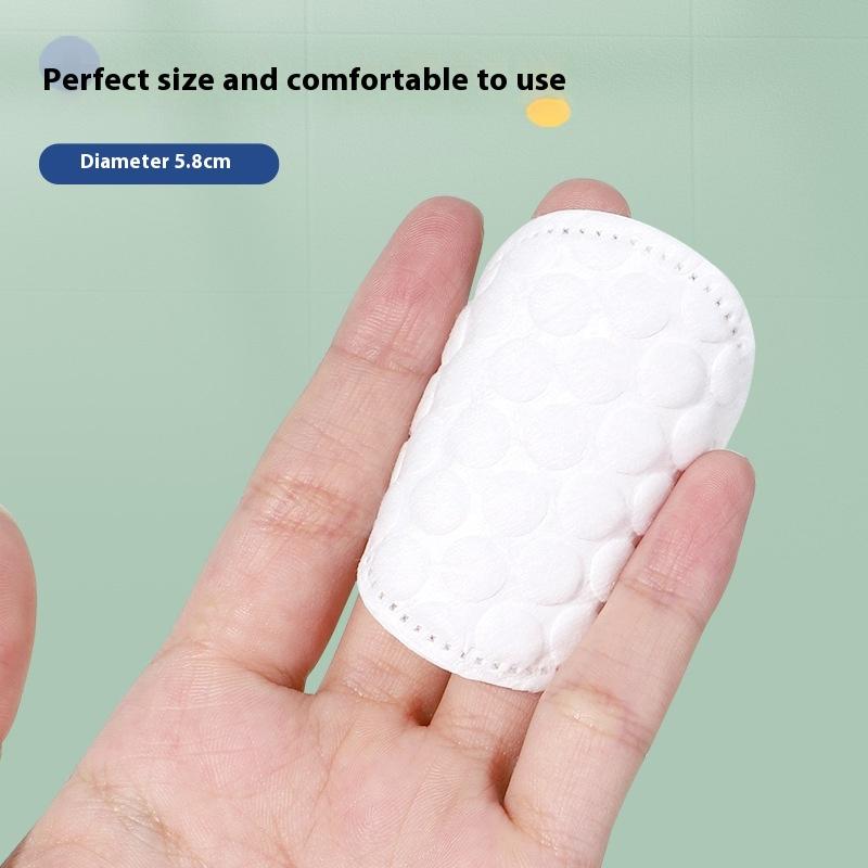 100 Pcs Soft And Breathable Circular Makeup Remover Pads Double-Sided Pearl Textured Cotton Pads, Used For Daily Facial Cleaning