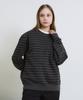 ADERNM Pigment Daily Stripe Sweatshirt (Charcoal)