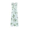 Women's Fashion Casual A-line Floral Printed Hammer Feel Loose Long Skirt With Pockets