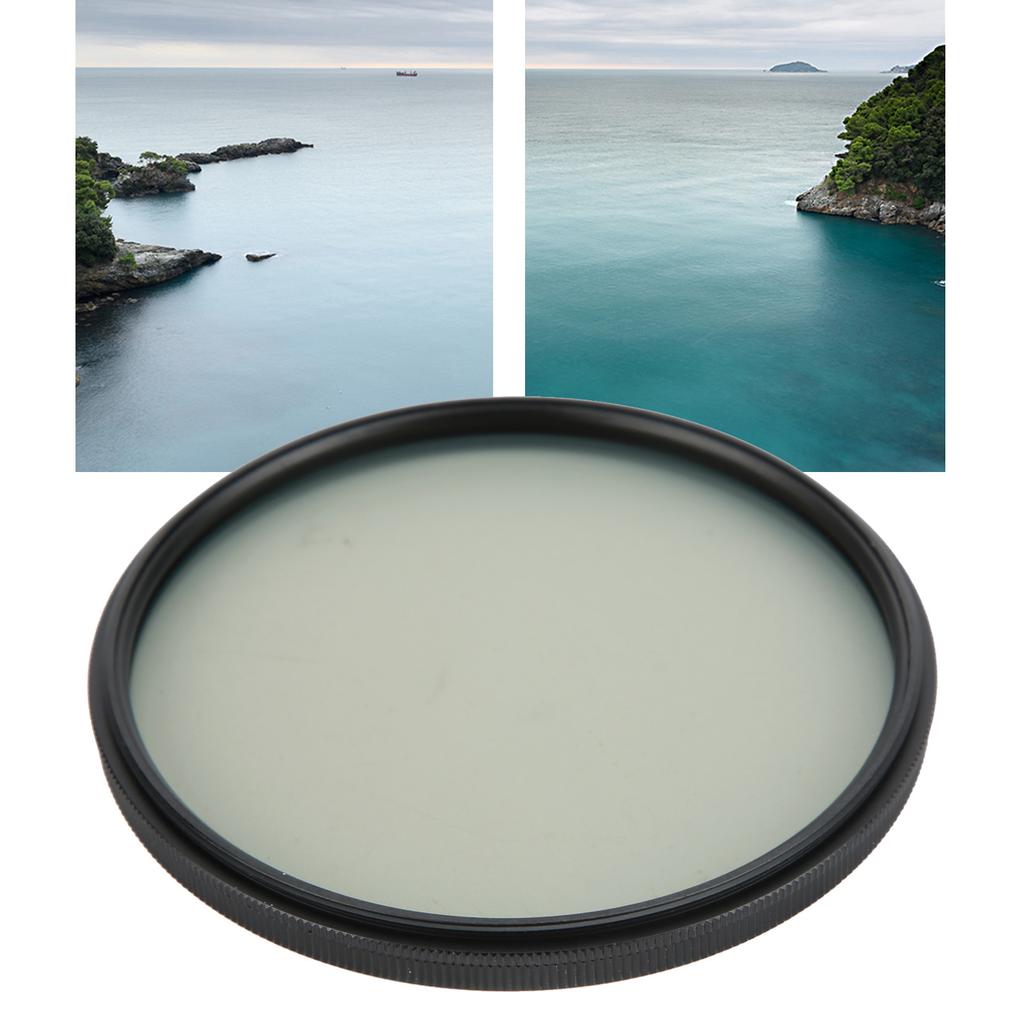Camera Optical Glass CPL Lens Filter Waterproof Polarizing Lens Filter Photography Accessory