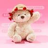 Kawaii Teddy Bear With Roses Plush Toy Soft Bear Stuffed Doll Romantic Gift For Lover Home Decor Valentine'S Day Gifts For Girls