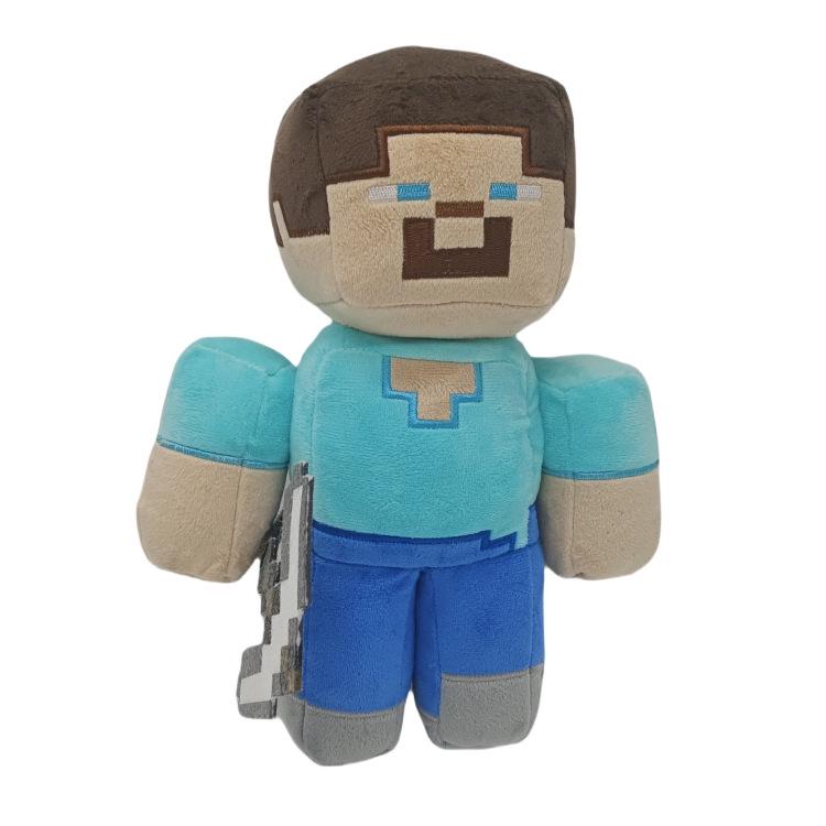 Minecraft Plush Toy Set: Iron Golem, Creeper, Zombie, Fox, Panda