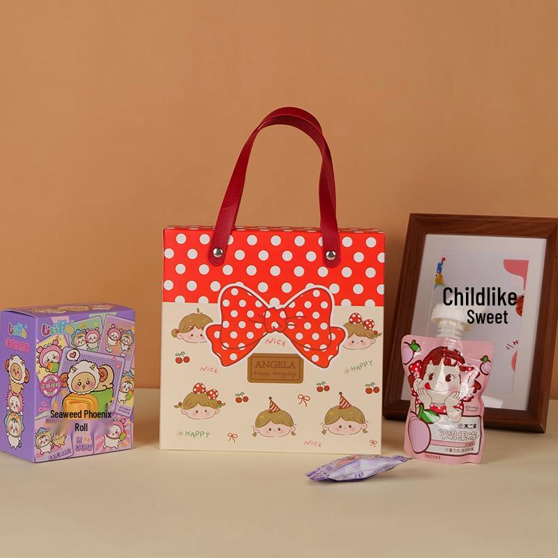 First Birthday Cartoon Gift Box for Kindergarten Party Favors