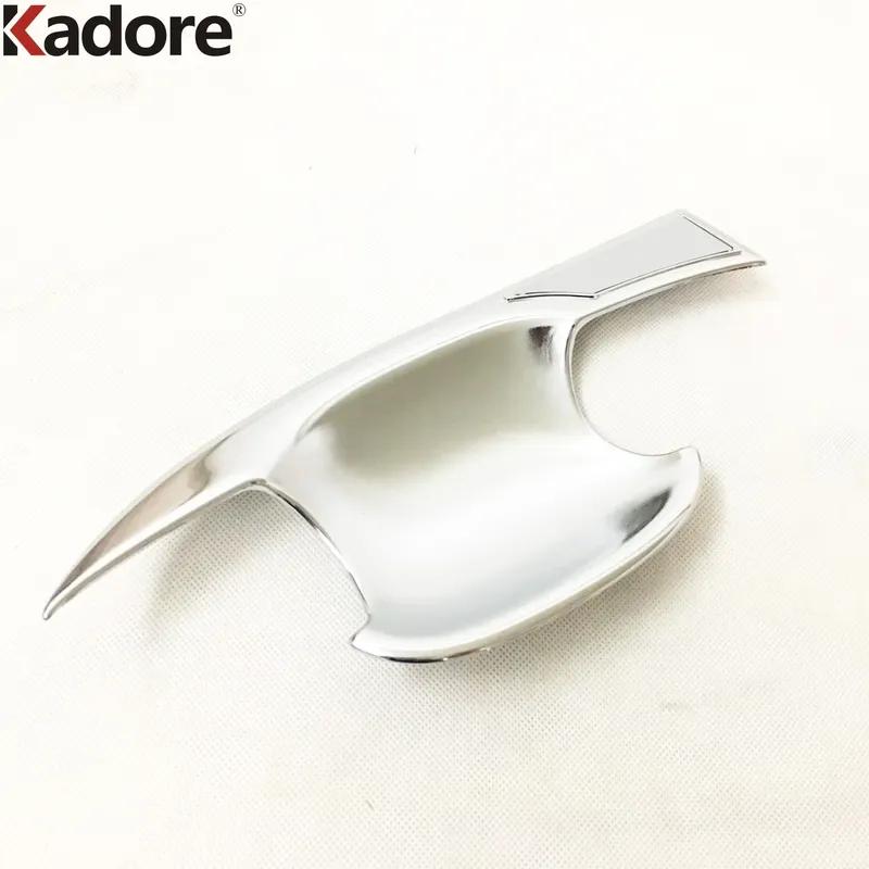 Side Door Handle Bowl Cover Trim For Volkswagen VW Tiguan MK2 2017 2018      Chrome Car Exterior Accessories
