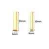 50-100Pcs Metal Brass Long Tube Beads Cylinder Smooth Straight Tube Beads Fit 4/6mm Leather Cord DIY Handmade Bracelet Accessory