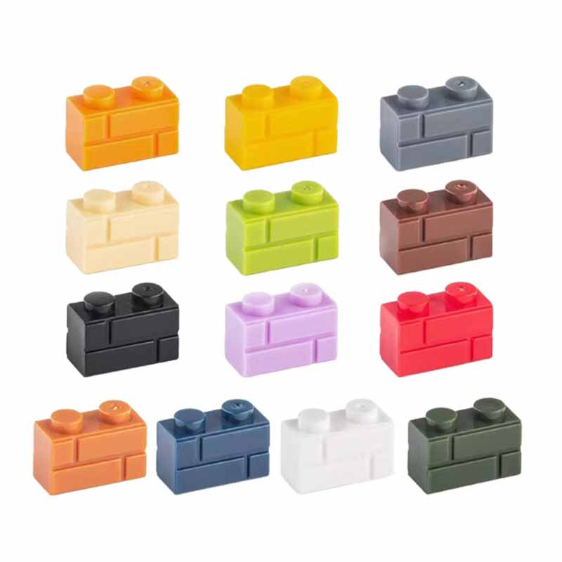 410pcs DIY Building Block Wall Compatible with 98283 Bricks 1x2 Point Children's Education Creative Toy Brand