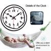 30cm Size Digital Wall Clock Special Design Silent Mechanism Silent Wall Clock Round Shape Minimalist Hanging Wall Clock