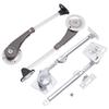 Heavy Duty Cabinet Door Lift Support with Quiet Operation Metal Hydraulic Hinge for Wardrobe Overhead Hinge Mechanism