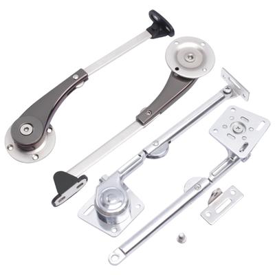 Heavy Duty Cabinet Door Lift Support with Quiet Operation Metal Hydraulic Hinge for Wardrobe Overhead Hinge Mechanism