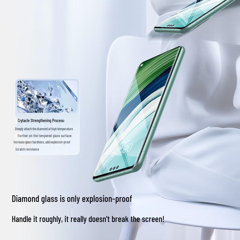 Flash Devil 3D Curved Tempered Glass Screen Protector for Huawei Mate60 Pro Series