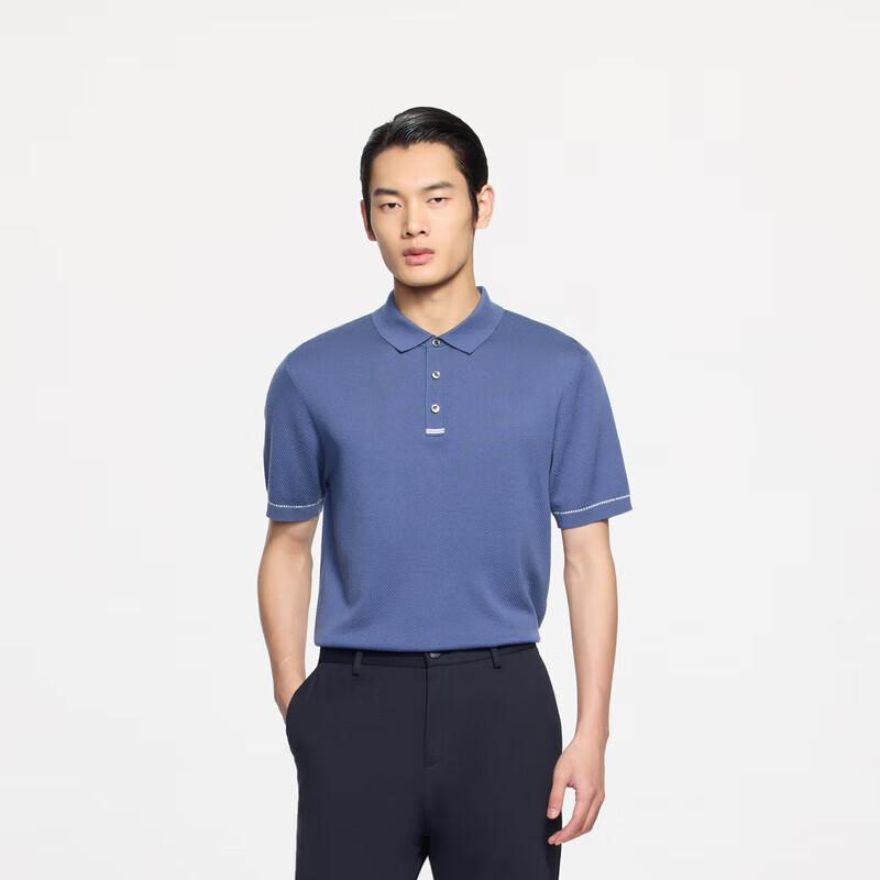 K-Boxing Men s Autumn Soft Wool Short Sleeve Polo Shirt L