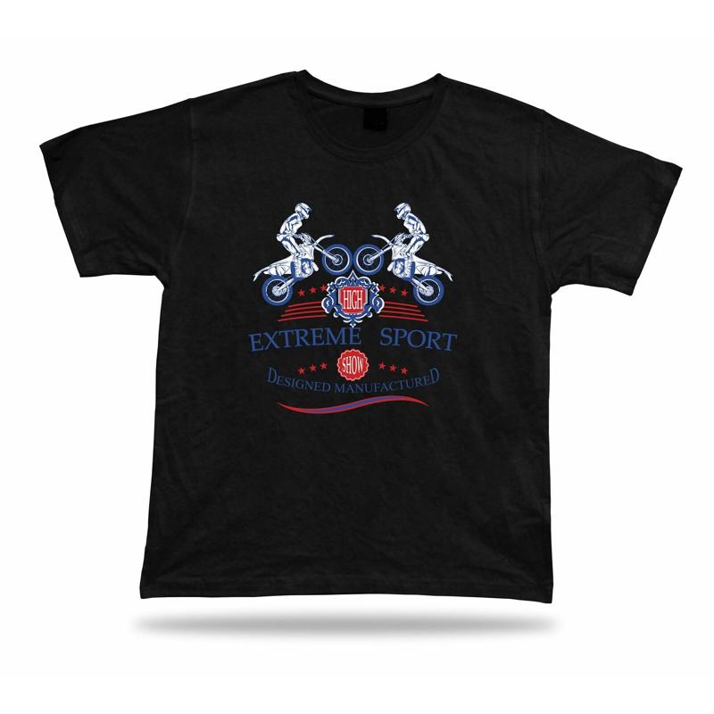 Tshirt Tee Shirt Birthday Gift Idea Extreme Sport Motorcycle Bike Race Show Jump