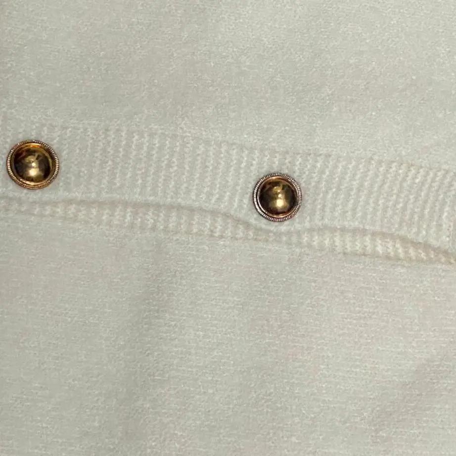 Spring Raccoon Velvet Knitted Cardigan Women's Loose Solid Color Round Neck Short Sweater Jacket Top