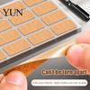 Home Storage Identification Tags Self-Adhesive Cork Labels, Waterproof Stickers with Retro Wood Texture, Oil Proof Classification Marks Removable