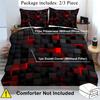 Visual Geometry Art 3d Print Quilt cover set Fashion Cool Technology style grid Bedding Cover Polyester Comfortable Duvet Cover