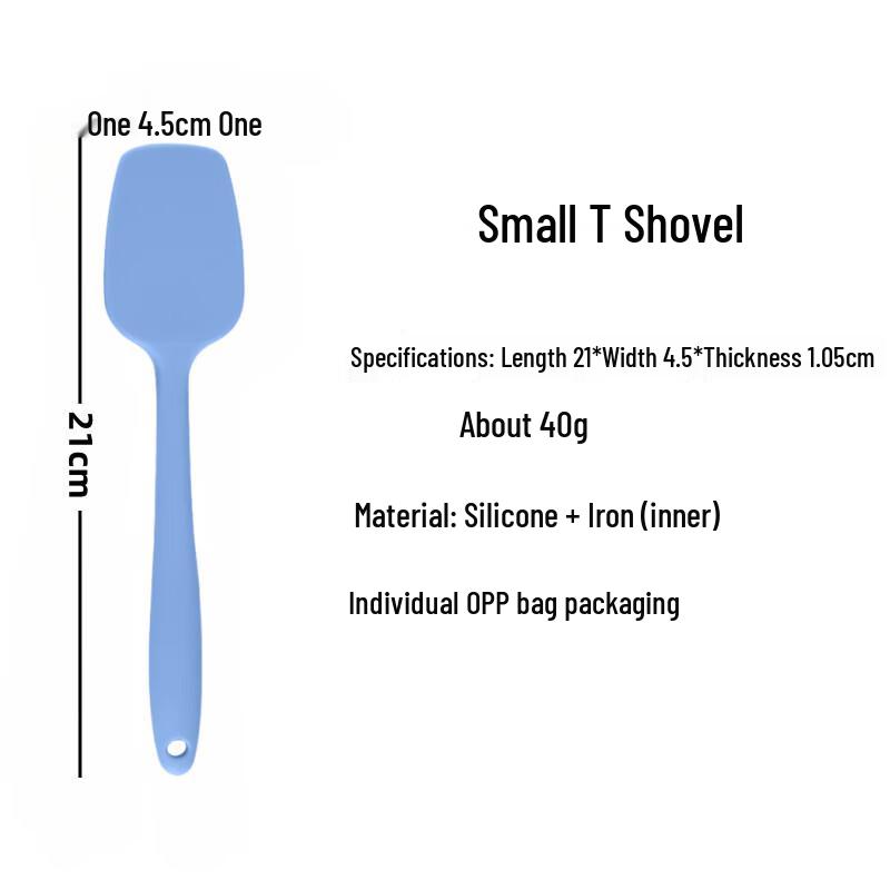 Integrated Silicone Baking Spatula & Scraper Set