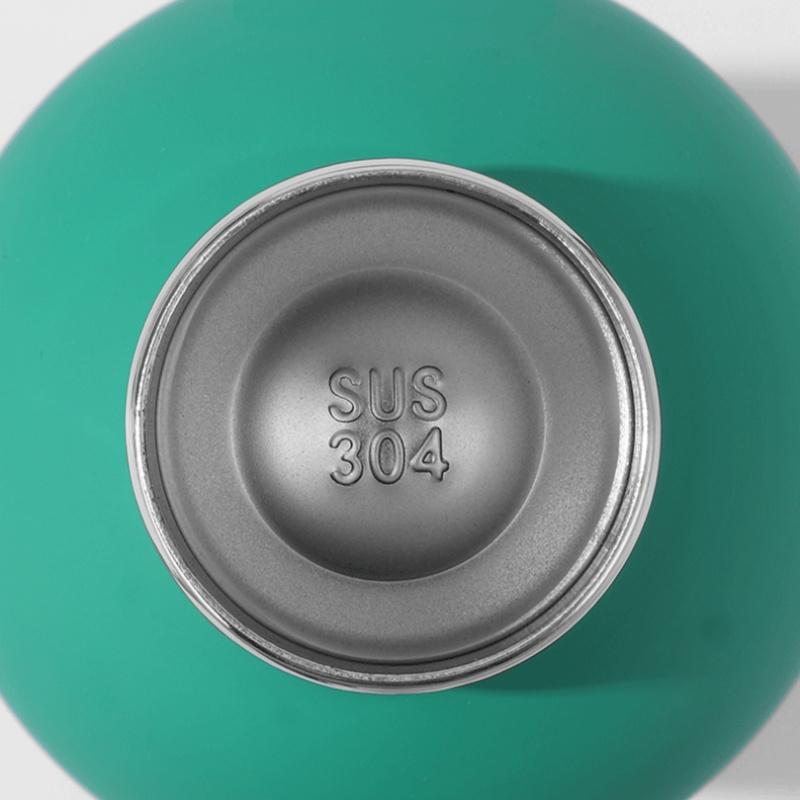 JUSTINLAU 500ml Tragbare Thermoskanne Edelstahl Vakuumflasche Kalt&Heiß Sportbecher Autobecher Thermischer Reisebecher Kaffeetasse