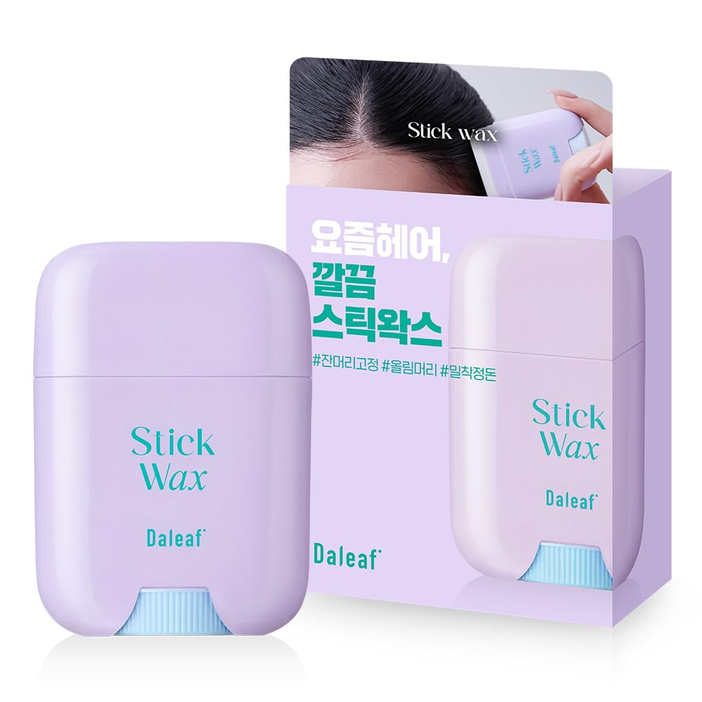 

[DALEAF] GLAM Stick Hair Wax 16g Stick wax, strong hold, tames flyaways, styles bangs, non-greasy, hypoallergenic, suitable for kids, portable.