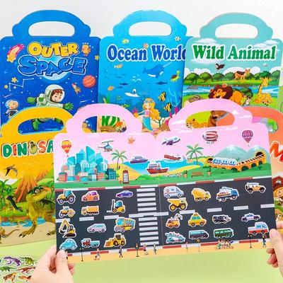 Top-Grade Reusable Top-Grade Cartoon First-Class Sticker Top-Grade Book Premium-Quality For Youngsters Superior-Grade Multiple High-Standard