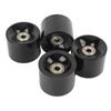 4PCS Skateboard Wheels High Elasticity PU 60x45mm Longboard Roller Wheel with Bearings