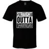 Straight Outta Shawinigan Quebec Parody Movie T Shirt M Black