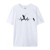 Fishing Heartbeat Cool TShirt Casual Tops Shirts Printed T Shirts Oversized Tshirts Graphic T Shirts
