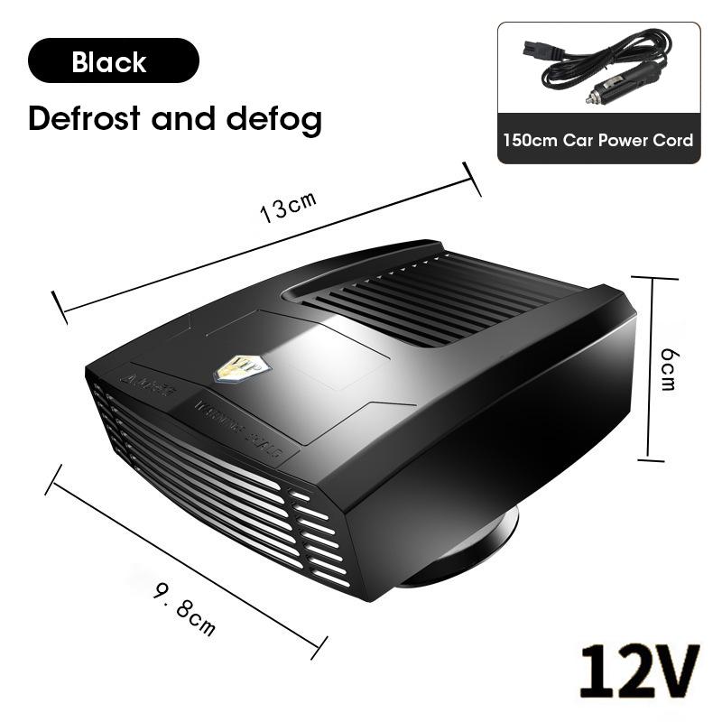 Auto LKW Elektroheizung 12/24V Glasheizung Kühlung Enteisung und Entnebelung Winter Auto Heizlüfter 360 Drehung